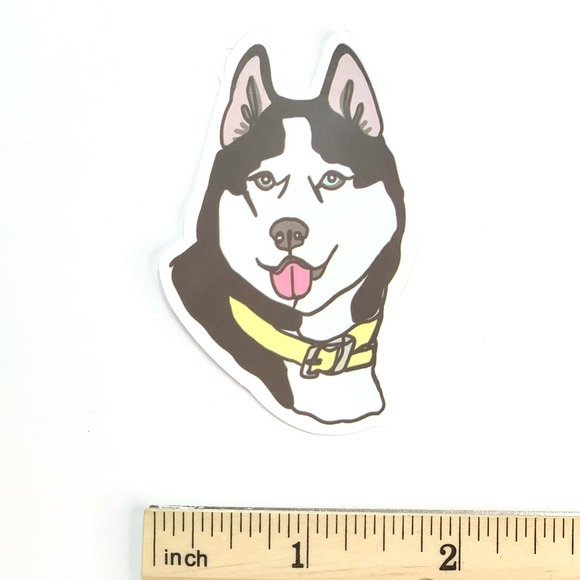 Husky Vinyl Sticker - Picture 2 of 2
